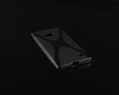 Чехол TPU X-line для Nokia Lumia 730 Черный