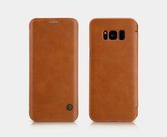 Чохол-книжка Nillkin Qin для Samsung G955F Galaxy S8 Plus Коричневий