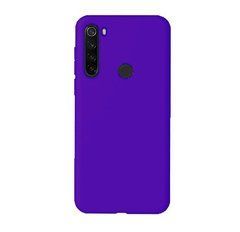 Защитный чехол Liquid Case Full Cover для Xiaomi Redmi Note 8 / Note 8 2021 Фиолетовый