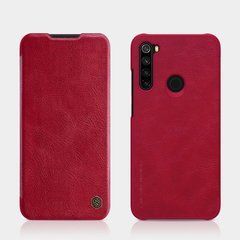 Чехол-книжка Nillkin Qin для Xiaomi Redmi Note 8 / Note 8 2021 Красный