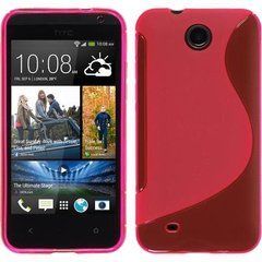 Чохол TPU S-line для HTC Desire 200 Рожевий
