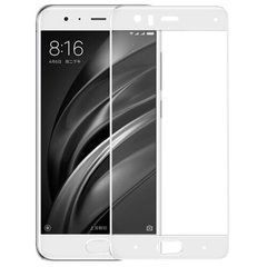 Захисне скло Full Glue для Xiaomi Mi6 Білий