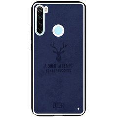Защитный чехол Deer Textile для Xiaomi Redmi Note 8 / Note 8 2021 Синий