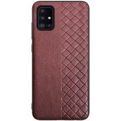 Защитный чехол Double для Samsung A515F Galaxy A51 2020 Бордовый