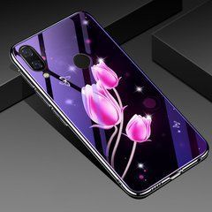 Защитный чехол Fantasy с глянцевыми торцами для Xiaomi Redmi Note 7 Pro (тюльпаны) Розовый