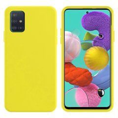 Захисний чохол Liquid Case Full Cover для Samsung A515F Galaxy A51 2020 Жовтий