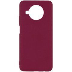 Защитный чехол Liquid Case Full Cover для Xiaomi Mi 10T Lite / Redmi Note 9 Pro 5G Малиновый