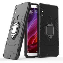 Захисний чохол Strong Guard Ring для Xiaomi Mi6X / Mi A2 Чорний