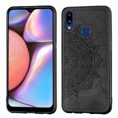 Захисний чохол Textile Decor для Samsung A107F Galaxy A10S / M017F Galaxy M01s Чорний