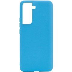 Защитный чехол TPU Softon для Samsung Galaxy S21 FE Голубой