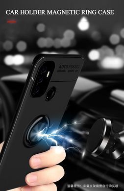 Защитный чехол Color Ring для Oppo A53 / A32 / A33 Черный