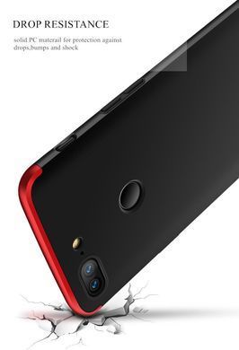 Захисний чохол GKK Full 360 для OnePlus 5T Чорний / Червоний