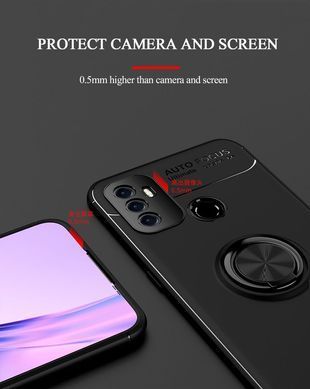 Защитный чехол Color Ring для Oppo A53 / A32 / A33 Черный