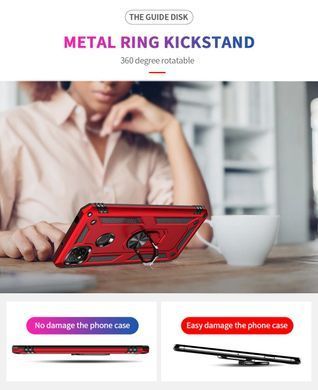 Захисний чохол Kvadrat Ring для Xiaomi Redmi 9C / Redmi 10A Червоний
