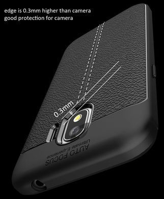 Защитный чехол Leather для Samsung J250 Galaxy J2 Pro 2018 Синий
