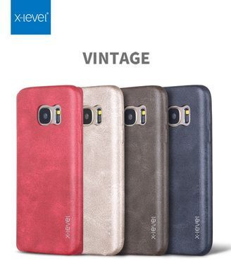 Защитный чехол X-level Vintage для Samsung G930F Galaxy S7 Красный