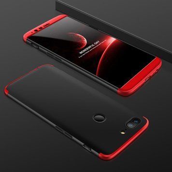 Защитный чехол GKK Full 360 для OnePlus 5T Черный / Красный