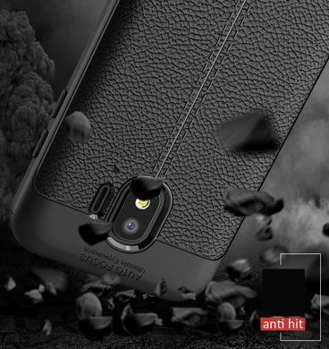 Защитный чехол Leather для Samsung J250 Galaxy J2 Pro 2018 Синий