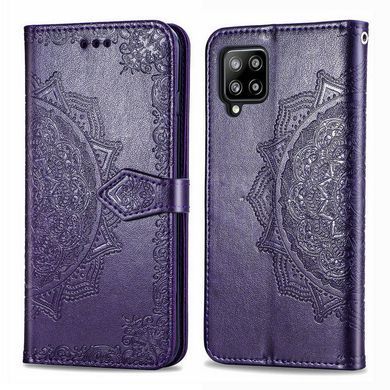 Чехол-книжка Art Book для Samsung A125F Galaxy A12 / A127F Galaxy A12 Nacho / Galaxy A12s / Galaxy M12 Фиолетовый