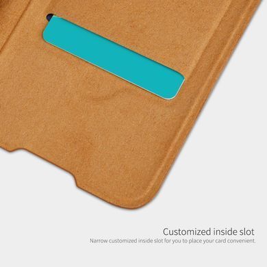 Чохол-книжка Nillkin Qin для OnePlus 8 Коричневий