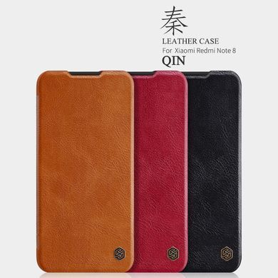 Чехол-книжка Nillkin Qin для Xiaomi Redmi Note 8 / Note 8 2021 Черный