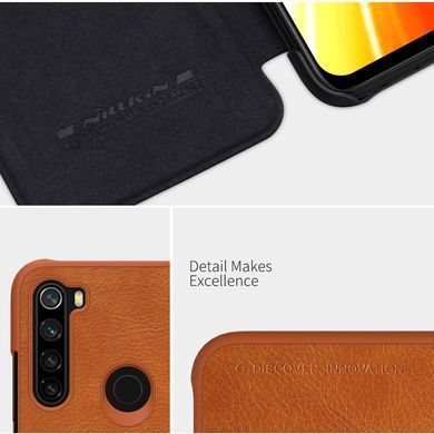 Чехол-книжка Nillkin Qin для Xiaomi Redmi Note 8 / Note 8 2021 Черный