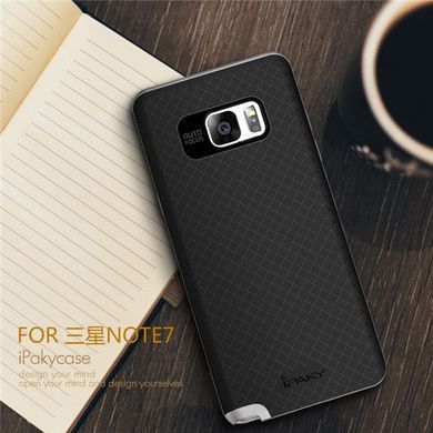 Ударопрочный чохол iPaky TPU+PC для Samsung N930F Galaxy Note 7 Чорний / Рожевий