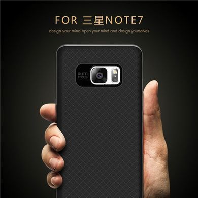 Ударопрочный чохол iPaky TPU+PC для Samsung N930F Galaxy Note 7 Чорний / Рожевий