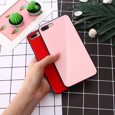 Защитный чехол Glass для iPhone 7 Plus / iPhone 8 Plus Черный