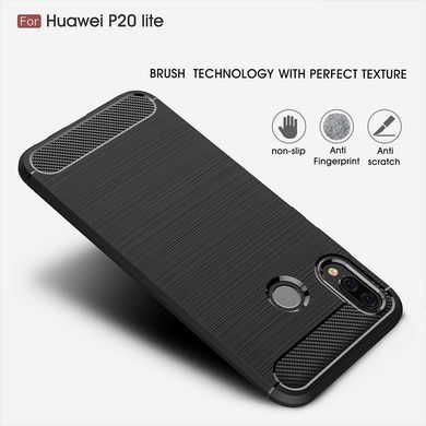 Захисний чохол iPaky Slim TPU для Huawei P20 Lite Чорний