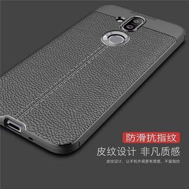 Захисний чохол Leather для Nokia 8.1 (Nokia X7) Чорний