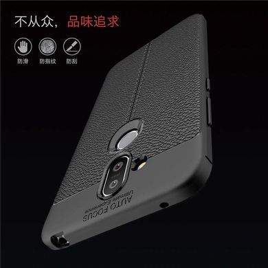 Захисний чохол Leather для Nokia 8.1 (Nokia X7) Чорний