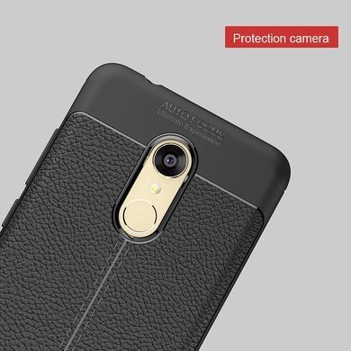 Защитный чехол Leather для Xiaomi Redmi 5 Черный