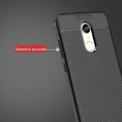 Защитный чехол Leather для Xiaomi Redmi 5 Черный