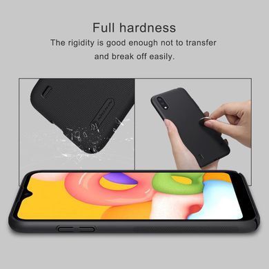 Захисний чохол Nillkin Frosted Shield для Samsung A015F Galaxy A01 Чорний