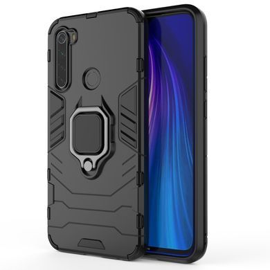 Защитный чехол Strong Guard Ring для Xiaomi Redmi Note 8 / Note 8 2021 Черный