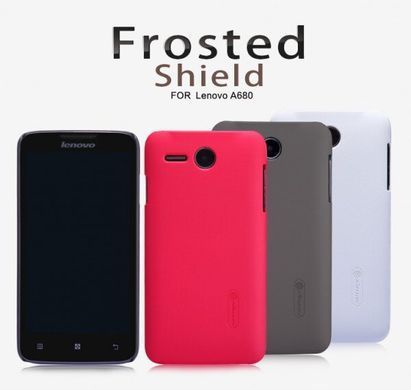 Защитный чехол Nillkin Frosted Shield для Lenovo A680 Белый