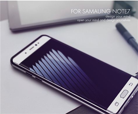 Ударопрочный чохол iPaky TPU+PC для Samsung N930F Galaxy Note 7 Чорний / Рожевий