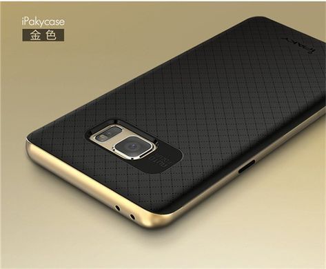 Ударопрочный чохол iPaky TPU+PC для Samsung N930F Galaxy Note 7 Чорний / Рожевий