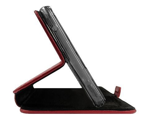 Чохол з натуральної шкіри Genuine Leather PRO для LG G6 H870 Червоний