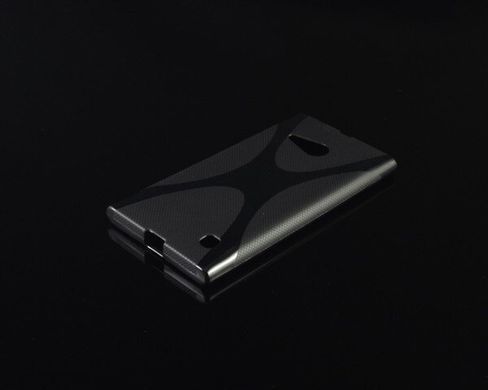 Чехол TPU X-line для Nokia Lumia 730 Черный