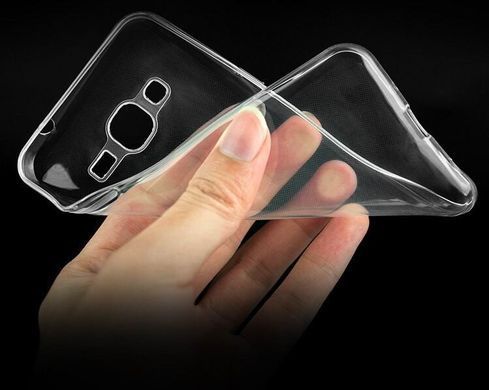 TPU чехол Strong Clear 0,5mm для Samsung J300H / J310H / J320H Galaxy J3 Прозрачный