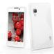 Чехол TPU S-line для LG E450 / E460 Optimus L5 II Белый