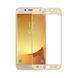 Защитное стекло 3D Plus для Samsung J730 Galaxy J7 2017 Золотистый