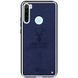 Защитный чехол Deer Textile для Xiaomi Redmi Note 8 / Note 8 2021 Синий