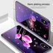 Защитный чехол Fantasy с глянцевыми торцами для iPhone XS Max (цветение) Фиолетовый
