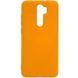 Защитный чехол Liquid Case Full Cover для Xiaomi Redmi 9 Оранжевый