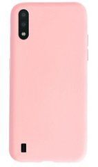 Захисний чохол TPU Matte для Samsung A015F Galaxy A01 Рожевий