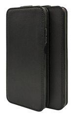Чехол из натуральной кожи Genuine Leather Flip для Nokia G11 / G21 Черный
