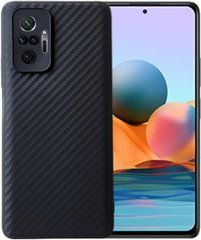 Захисний чохол Carbon TPU для Xiaomi Redmi Note 10 Pro / 10 Pro Max Чорний